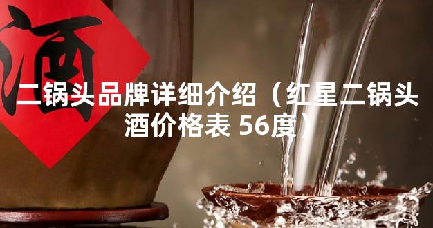 二锅头品牌详细介绍（红星二锅头酒价格表 56度）